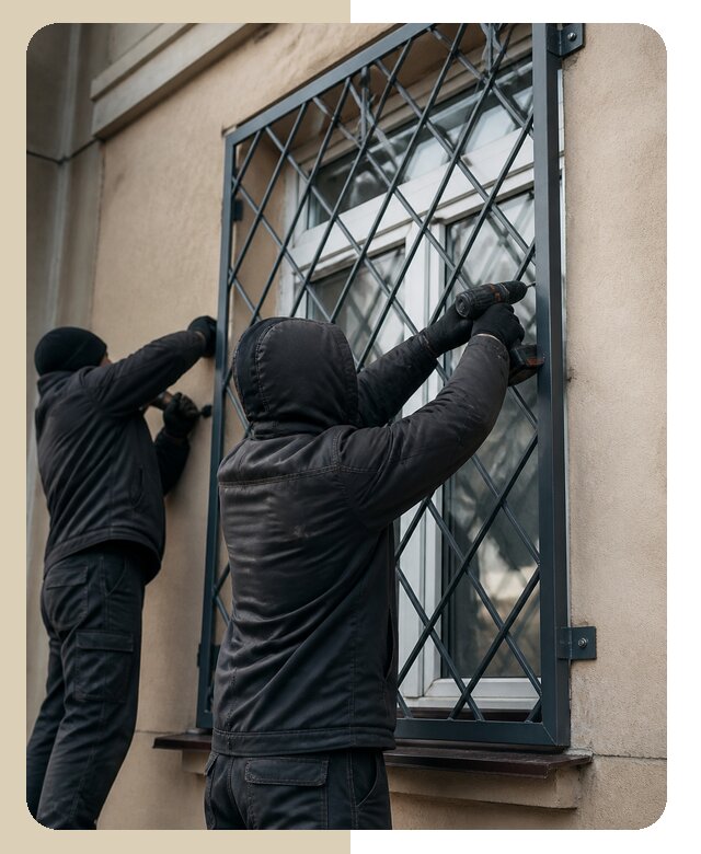 Установка антивандальных решеток на окна в Дмитрове